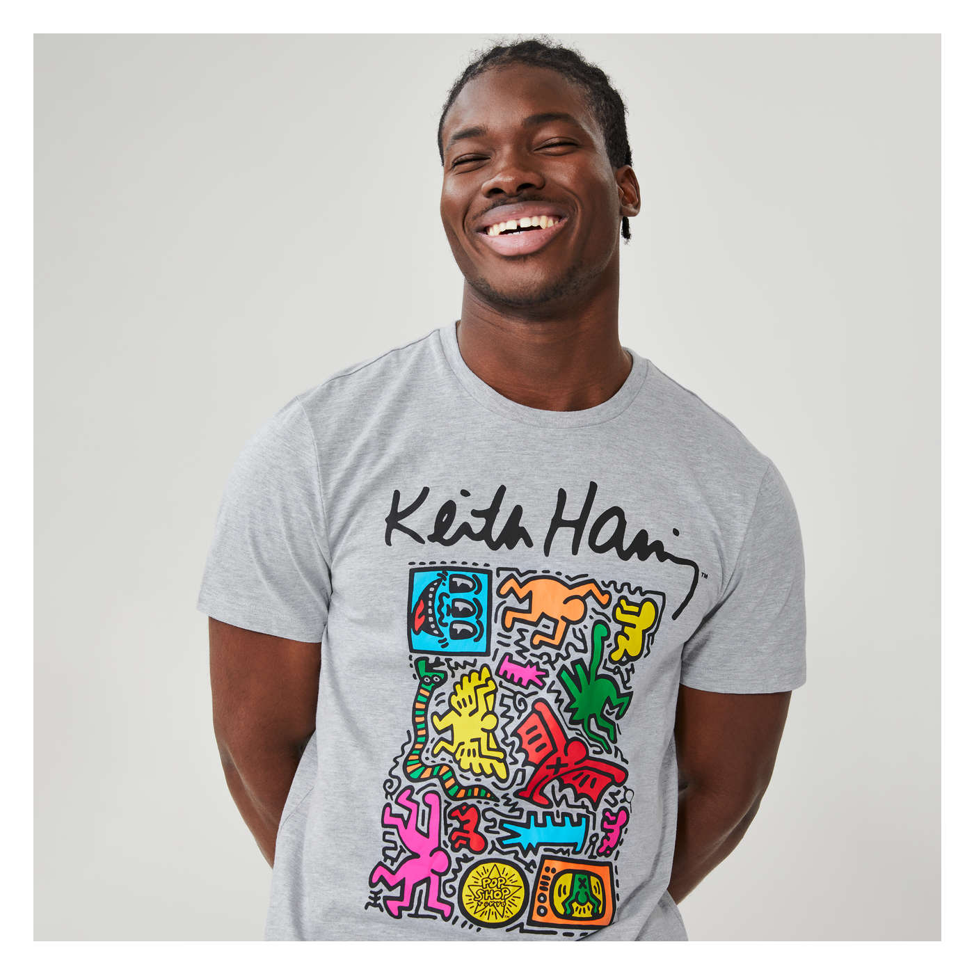 Gender-Free Adult Keith Haring Pop Shop T-Shirt